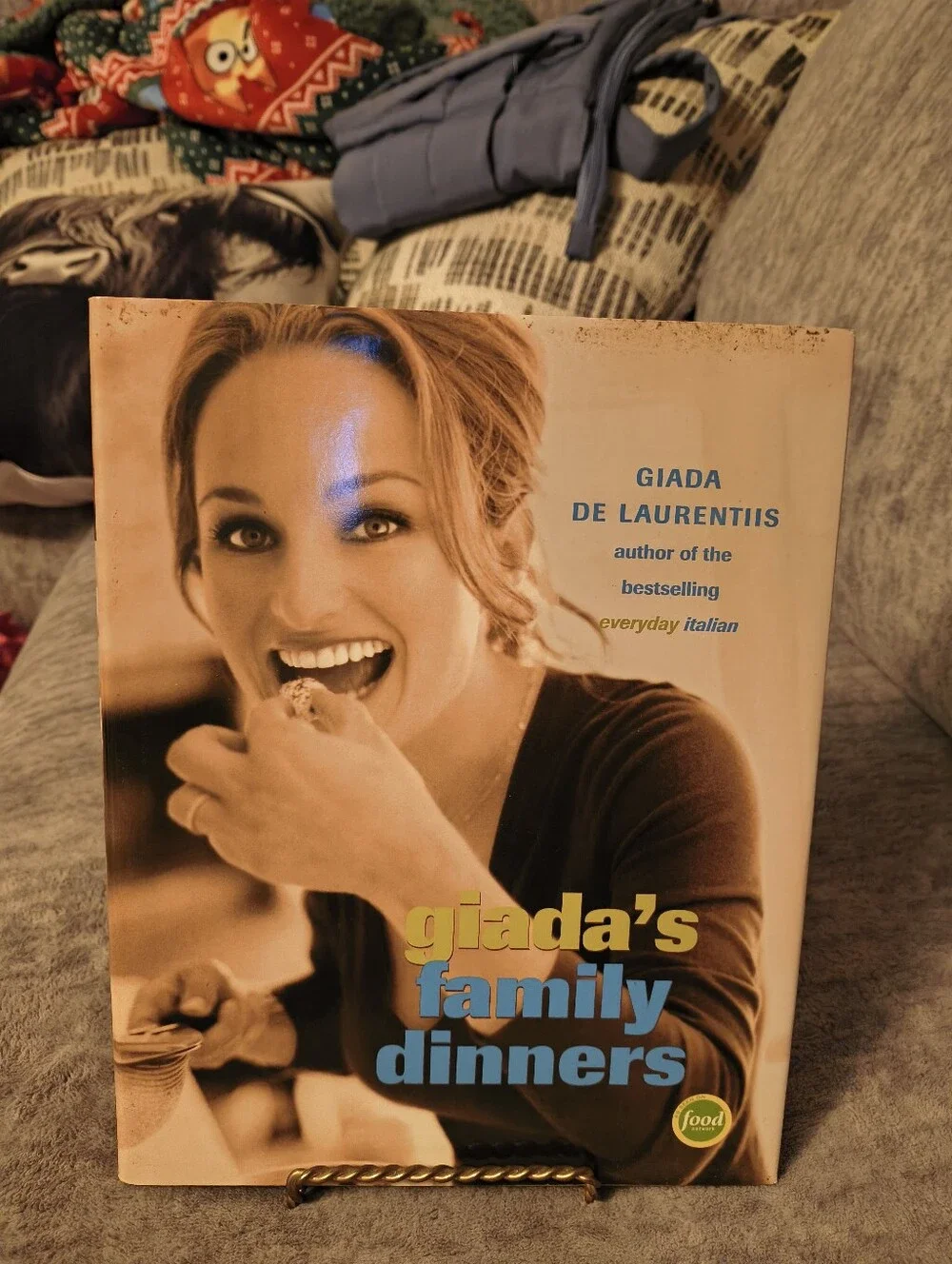 'Giada's Family Dinners' Cookbook - Brown/Tan Cover